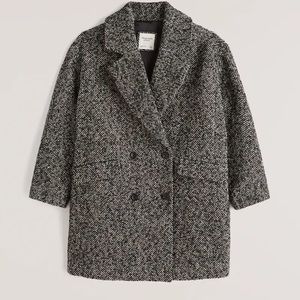 New Abercrombie Herringbone Coat - Petite small